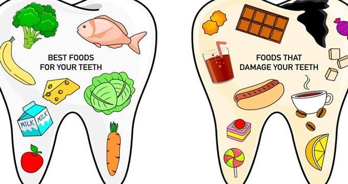 مواد غذایی چگونه به سلامت دندان ها کمک می کنند؟