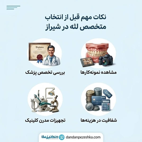 نکات مهم قبل از انتخاب بهترین دکتر لثه در شیراز