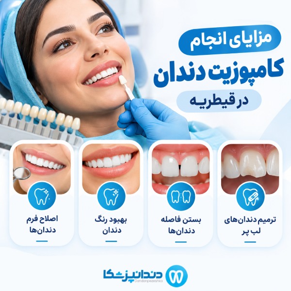 مزایای انجام کامپوزیت دندان در قیطریه