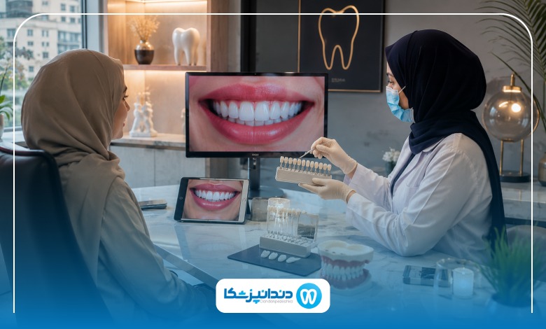 مراحل نصب لمینیت دندان در اهواز
