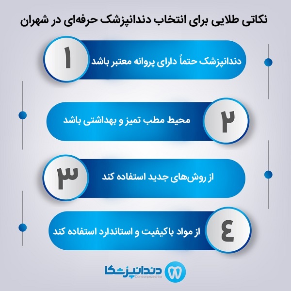 چطور بهترین دندانپزشک در شهران را پیدا کنیم؟