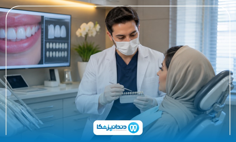 مراحل انجام لمینت دندان