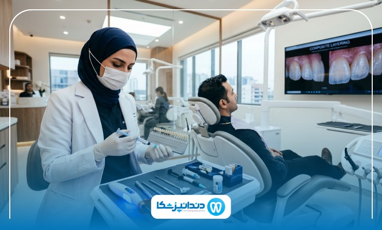 مراحل انجام کامپوزیت دندان در شیراز چگونه است؟