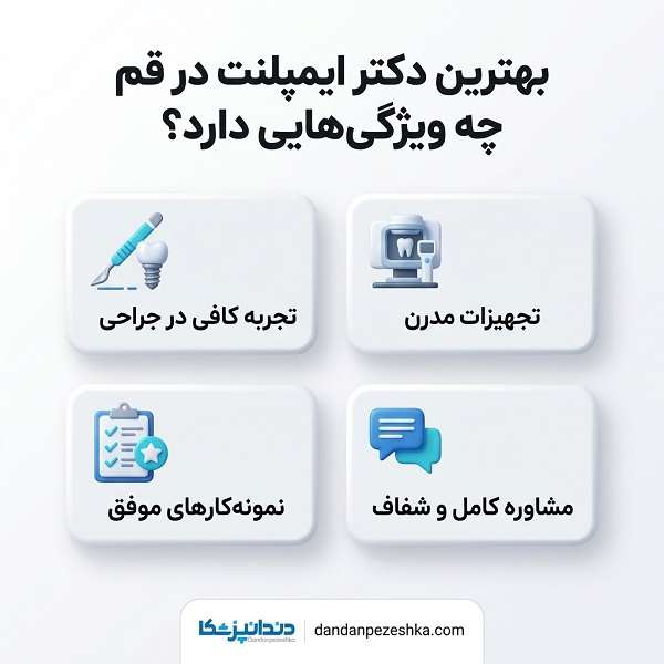 مشخصات بهترین دکتر ایمپلنت در قم