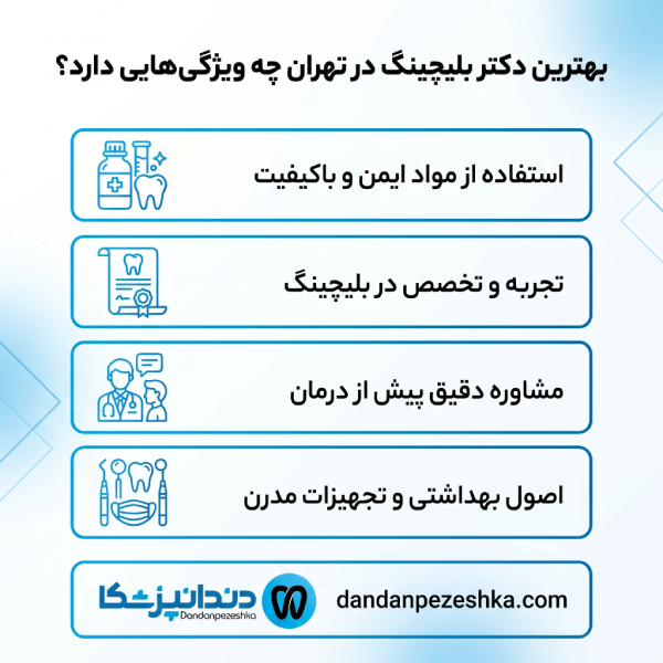 راهنمای انتخاب بهترین دکتر بلیچینگ در تهران