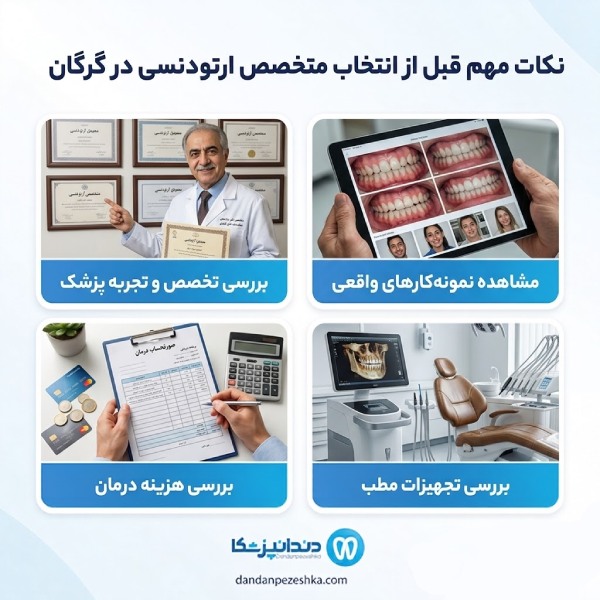 نکات مهم قبل از انتخاب متخصص ارتودنسی در گرگان