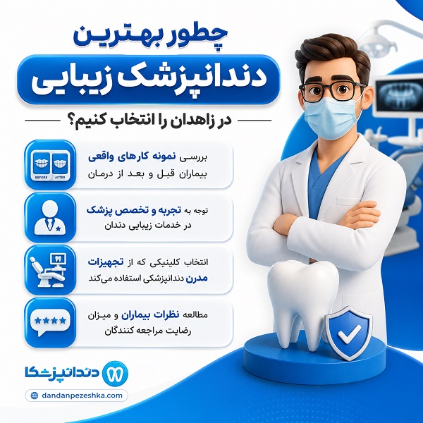 راهنمای انتخاب بهترین دندانپزشک زیبایی در زاهدان