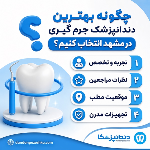 چگونه بهترین دندانپزشک جرم گیری در مشهد انتخاب کنیم؟
